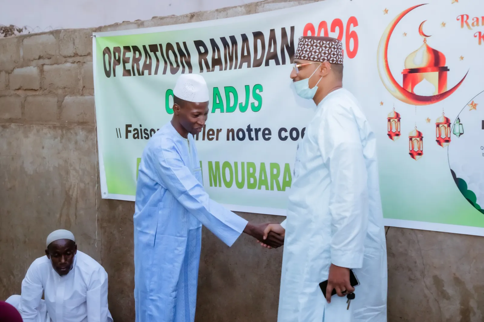 Accueil des invités lors de l'opération Ramadan 2026